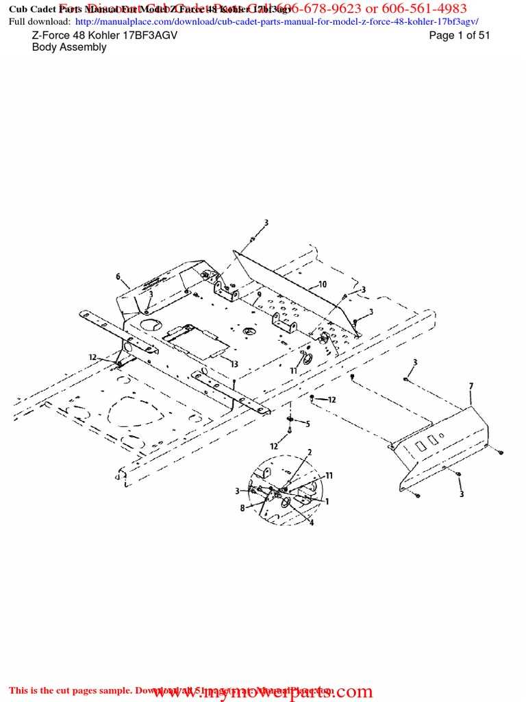 kohler parts diagram