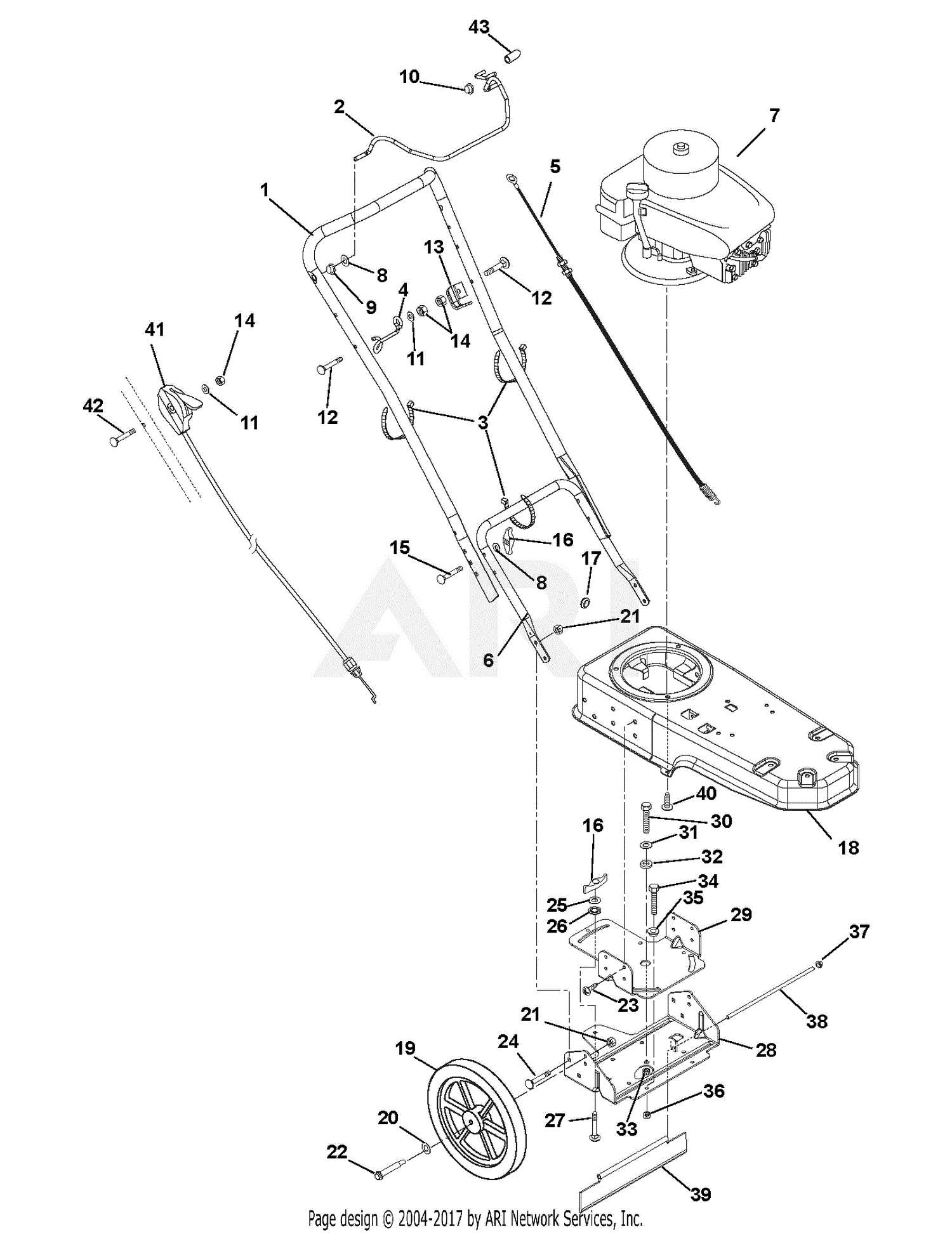 craftsman 4 cycle weed eater parts diagram