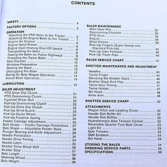 new holland 310 baler parts diagram