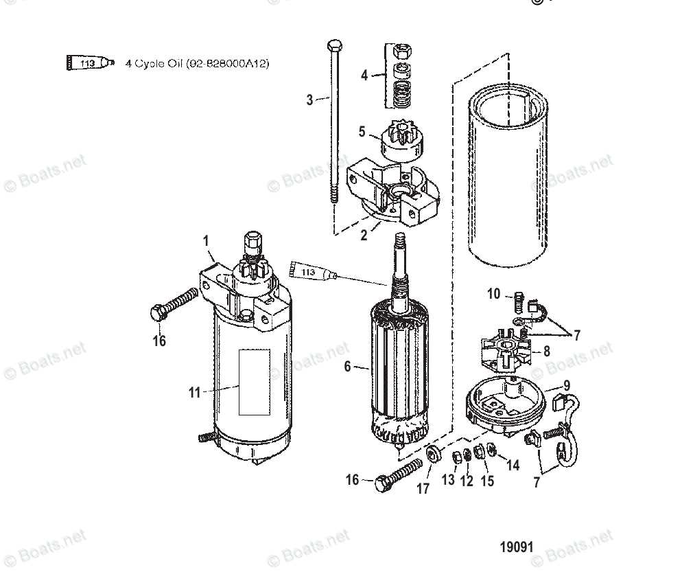 outboard motor parts diagram