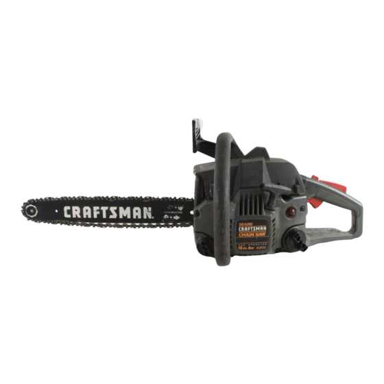 craftsman 358 chainsaw parts diagram