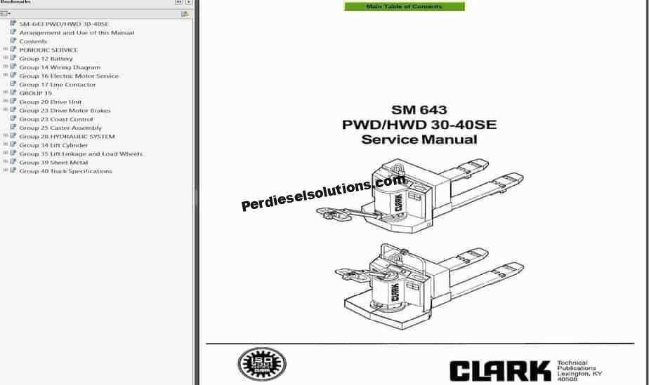 forklift hydraulic system clark forklift parts diagram