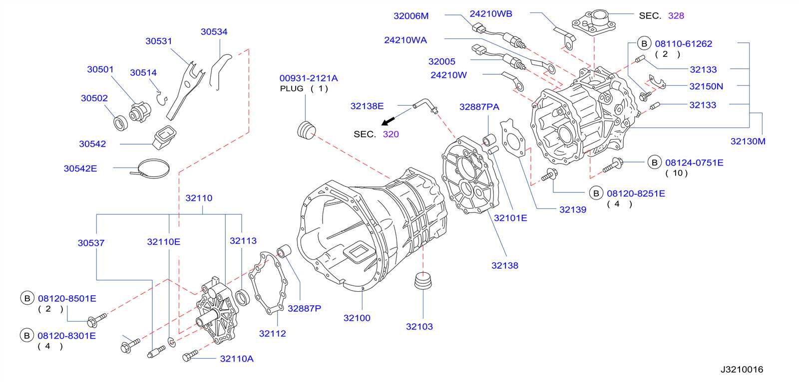 nv3500 transmission parts diagram