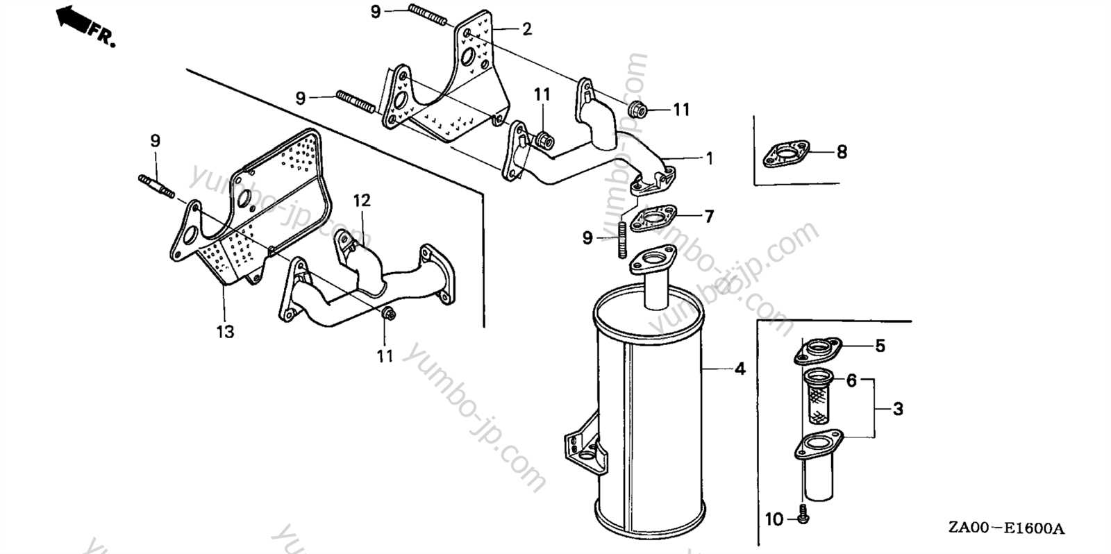 honda gx360 parts diagram