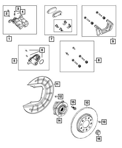 jeep brake parts diagram