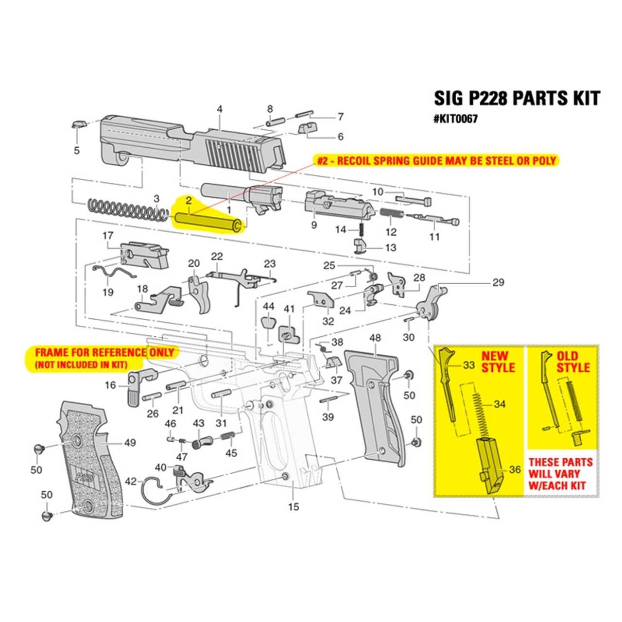 p226 parts diagram