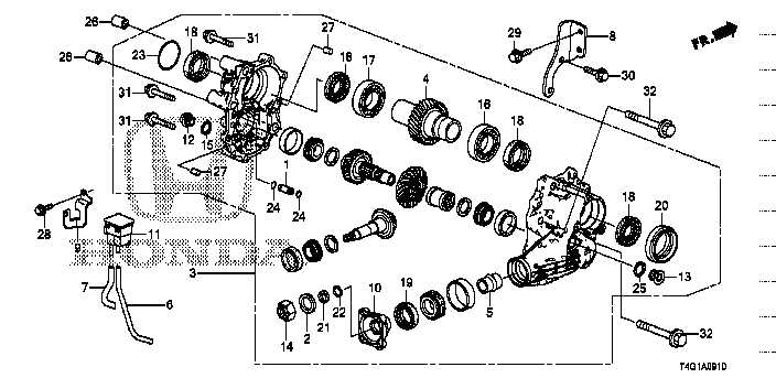 np246 transfer case parts diagram