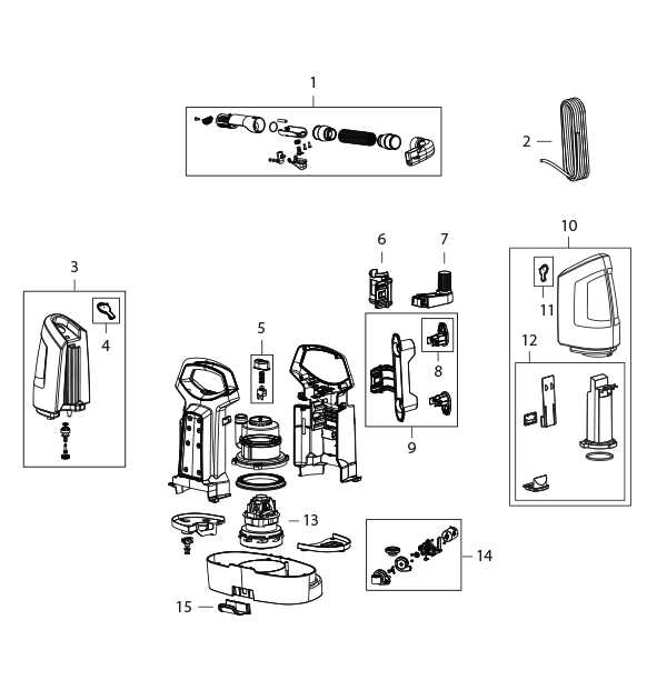 bissell big green machine parts diagram