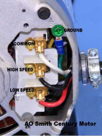 ao smith motor parts diagram