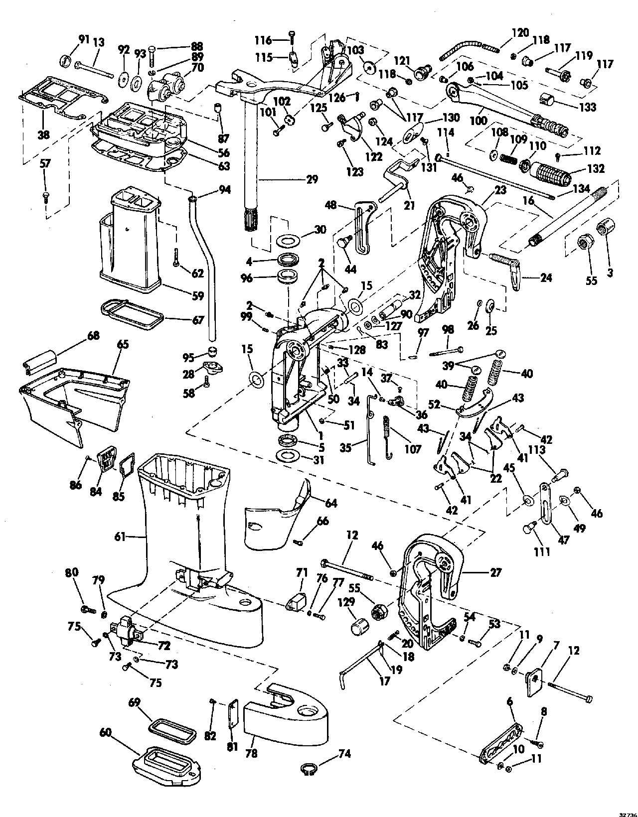 50 hp mercury outboard parts diagrams
