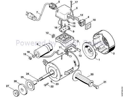 motor parts diagram