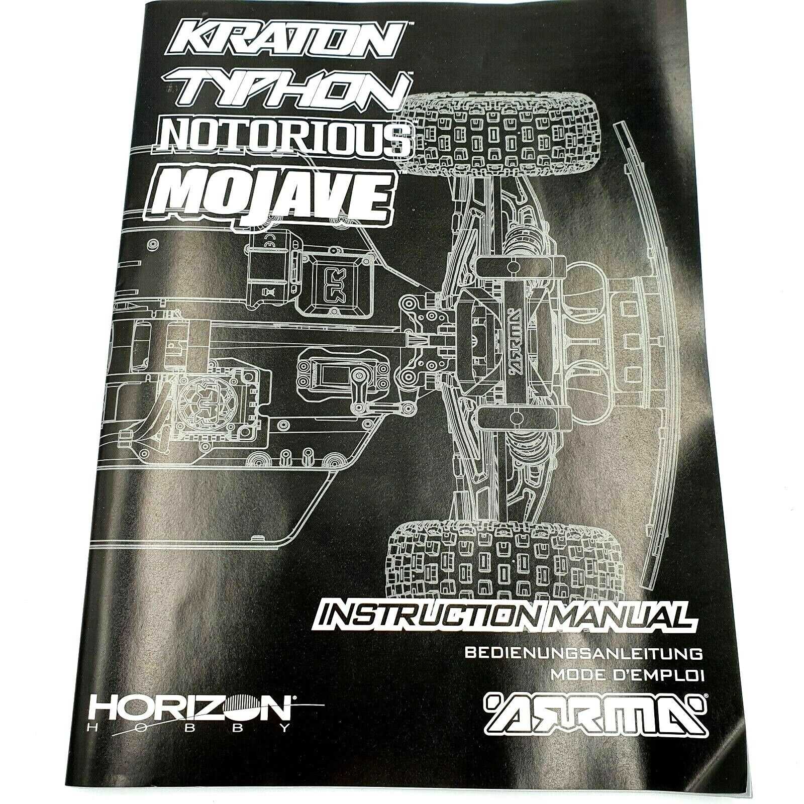 arrma notorious 6s parts diagram