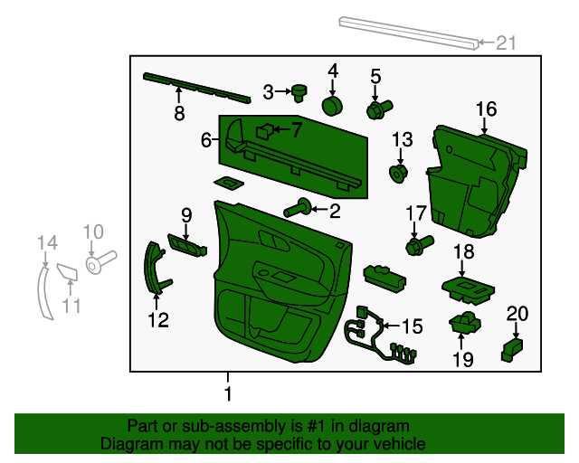 2008 gmc acadia parts diagram