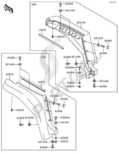 kawasaki mule 3010 parts diagram