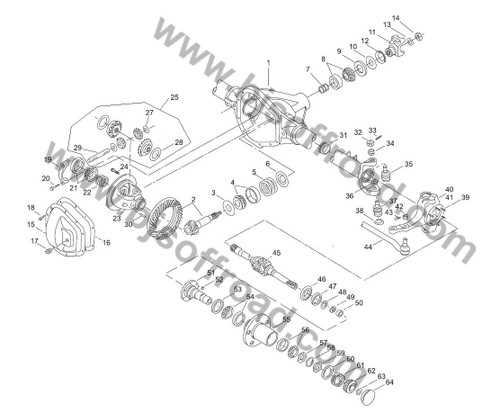 jeep axle parts diagram