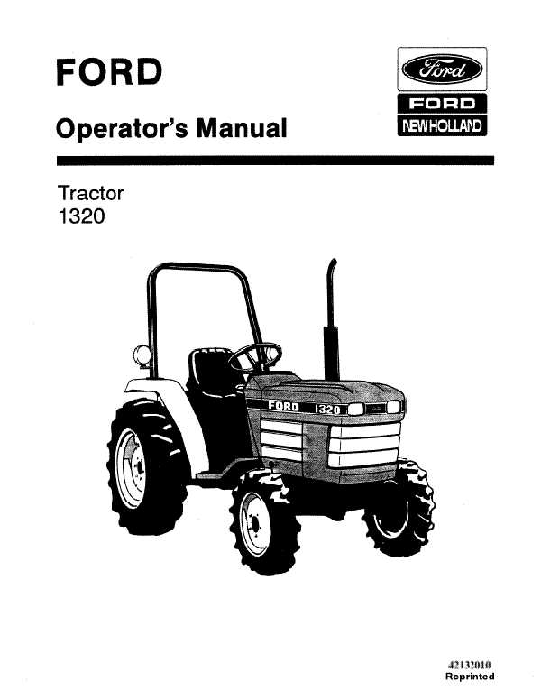 ford 1320 tractor parts diagram