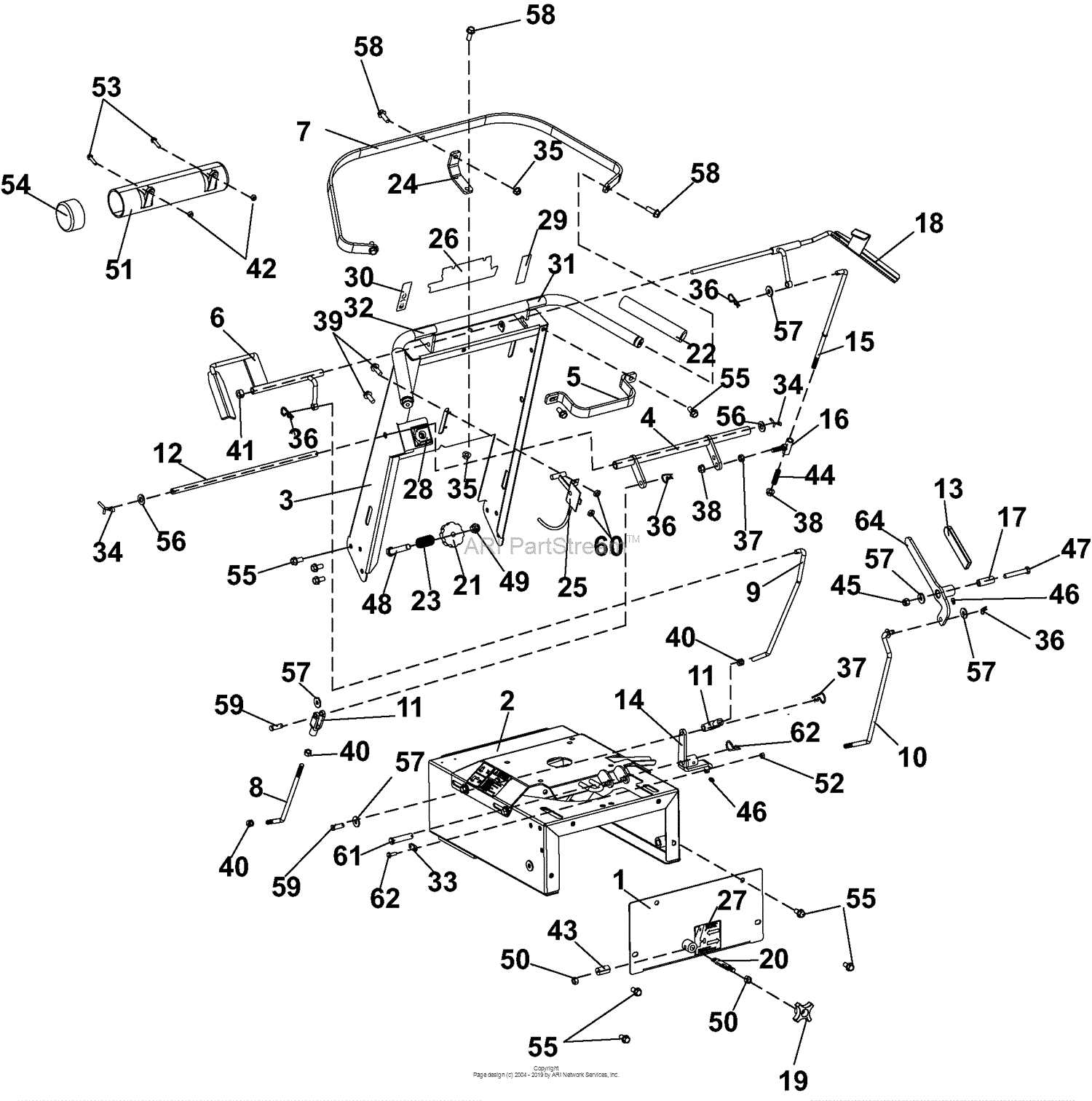 bobcat brushcat parts diagram