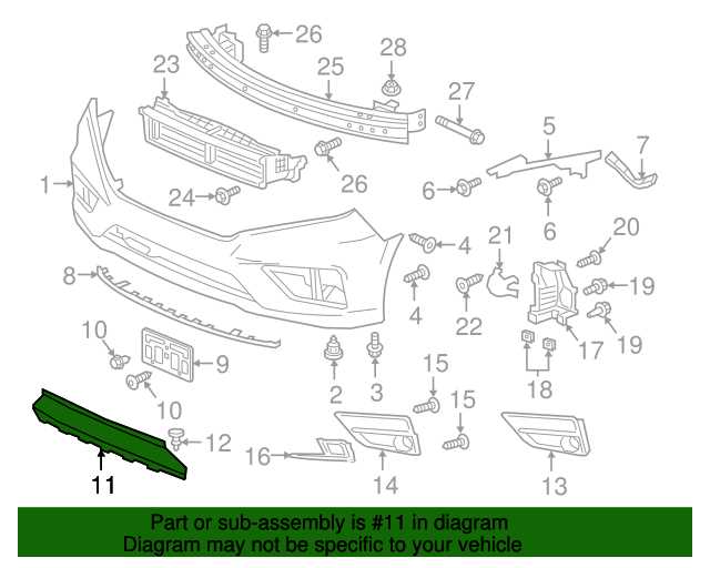 2018 honda civic body parts diagram