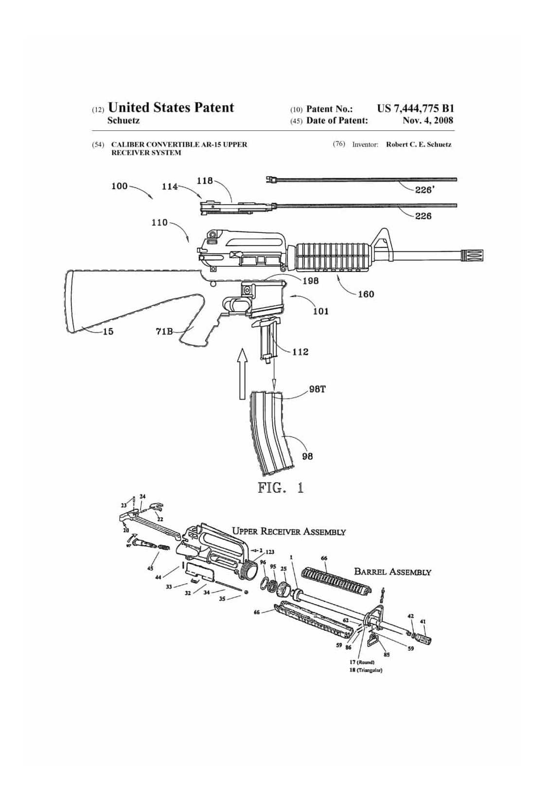 m16 parts diagram