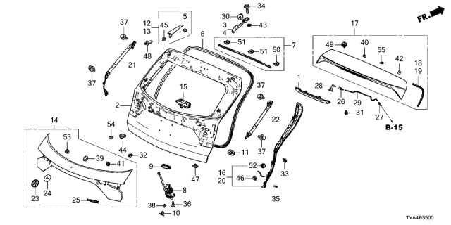 2016 acura mdx parts diagram