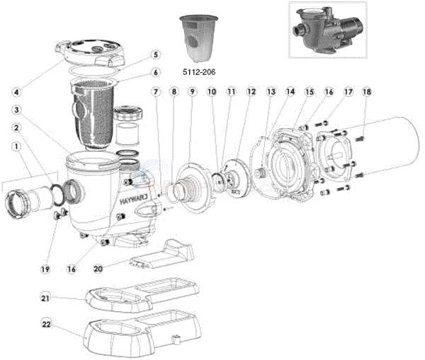 hayward h200 parts diagram