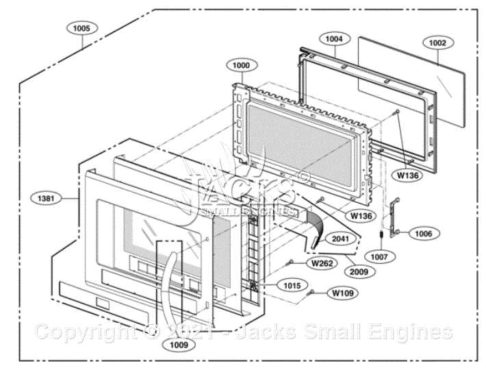 lg microwave parts diagram