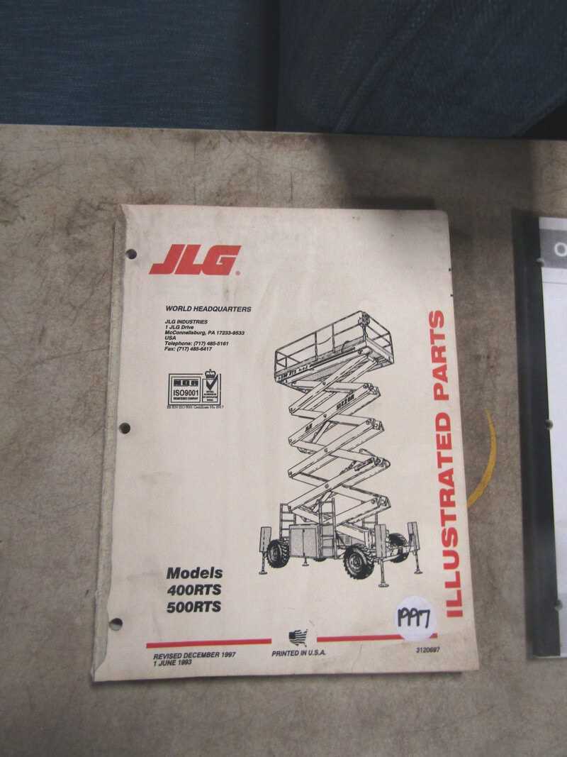 jlg scissor lift parts diagram