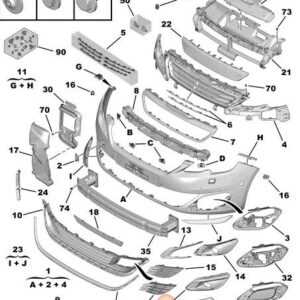 ford fusion body parts diagram