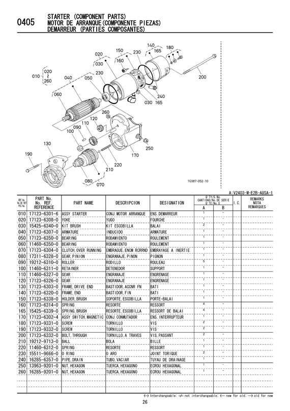 kubota v2403 engine parts diagram