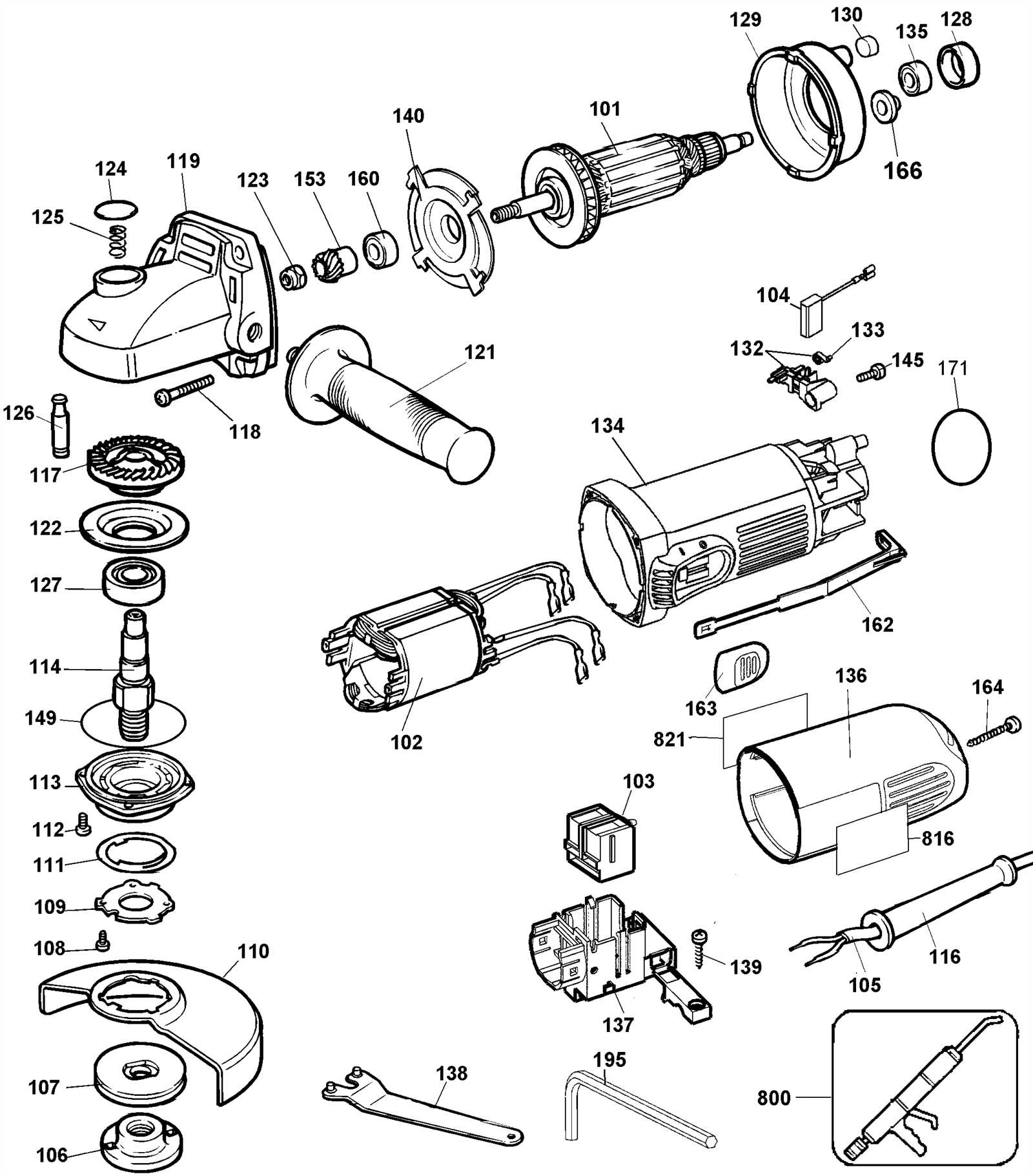 dewalt planer parts diagram