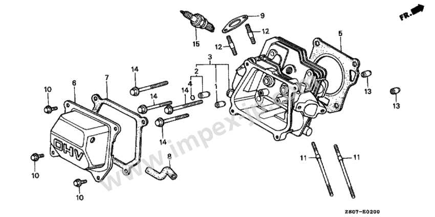 parts diagram honda