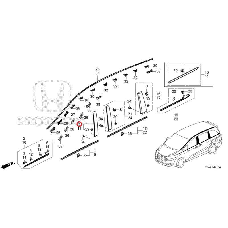 honda odyssey parts diagram