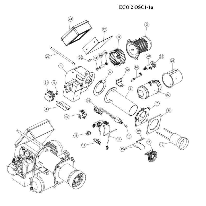 beckett afg oil burner parts diagram