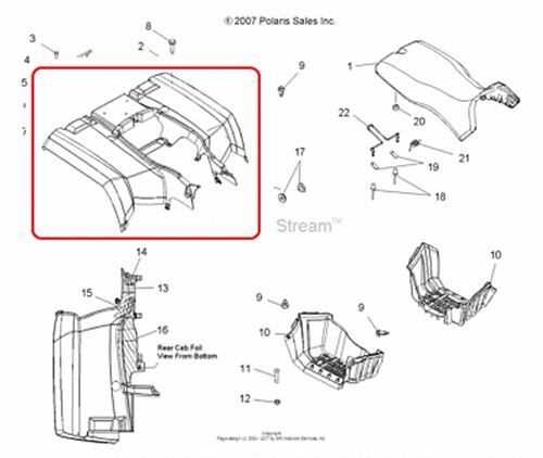 2007 polaris sportsman 500 parts diagram