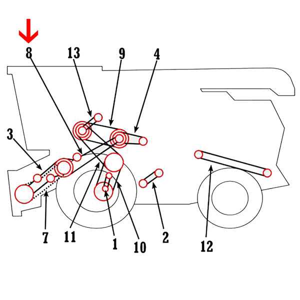 john deere 6620 combine parts diagram