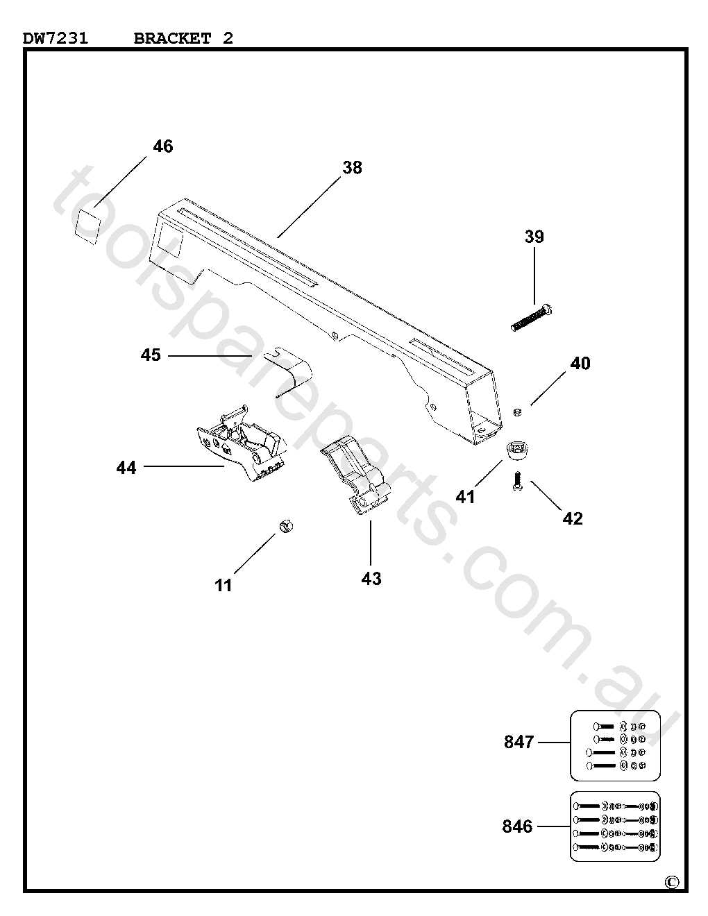 dw7231 parts diagram