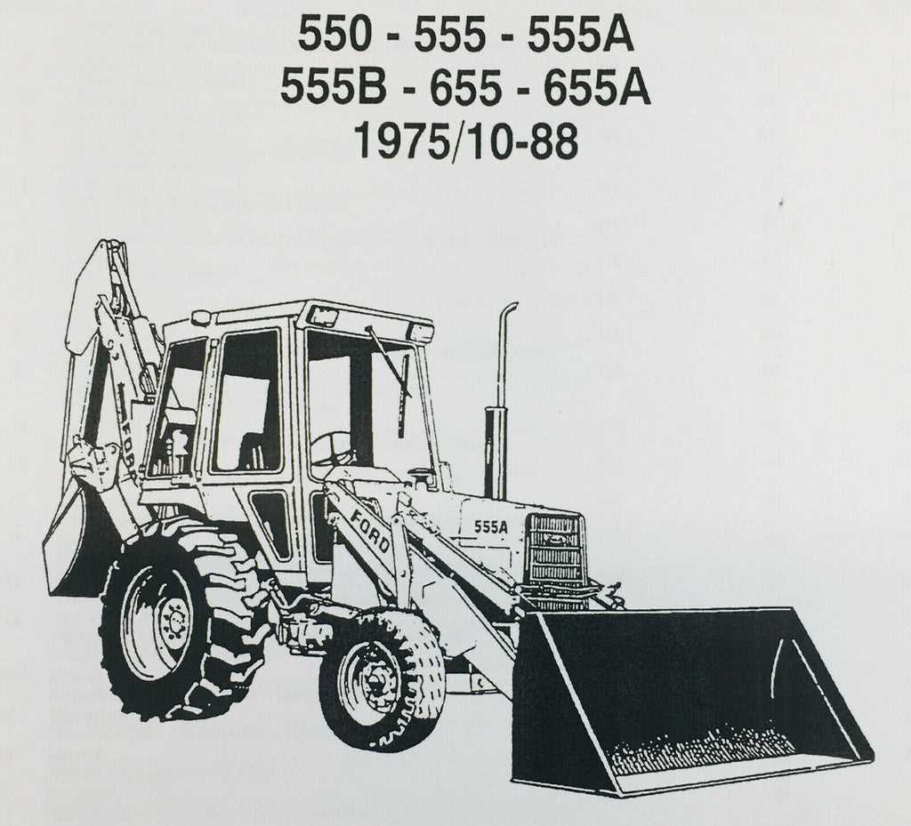 backhoe parts diagram