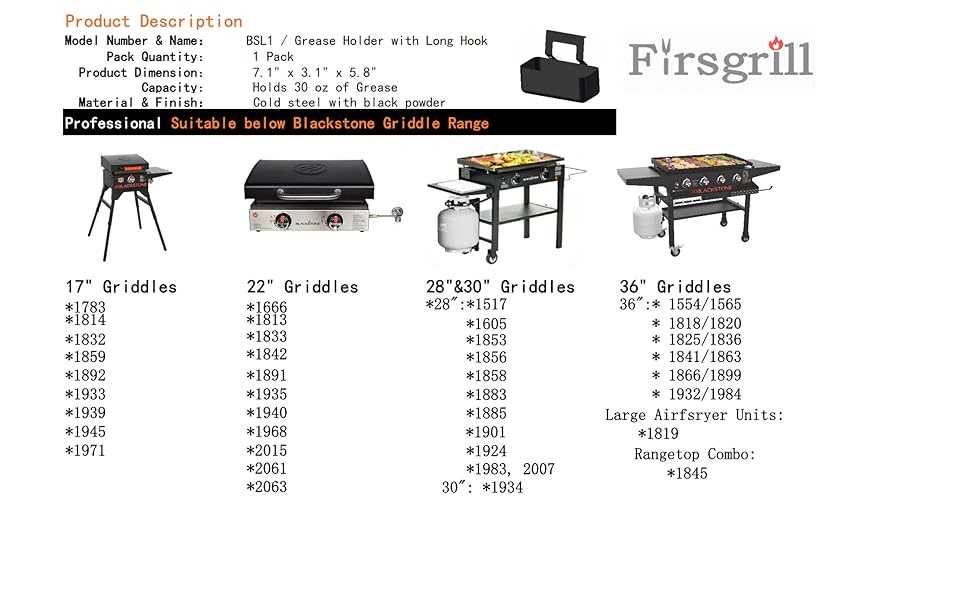 blackstone grill parts diagram