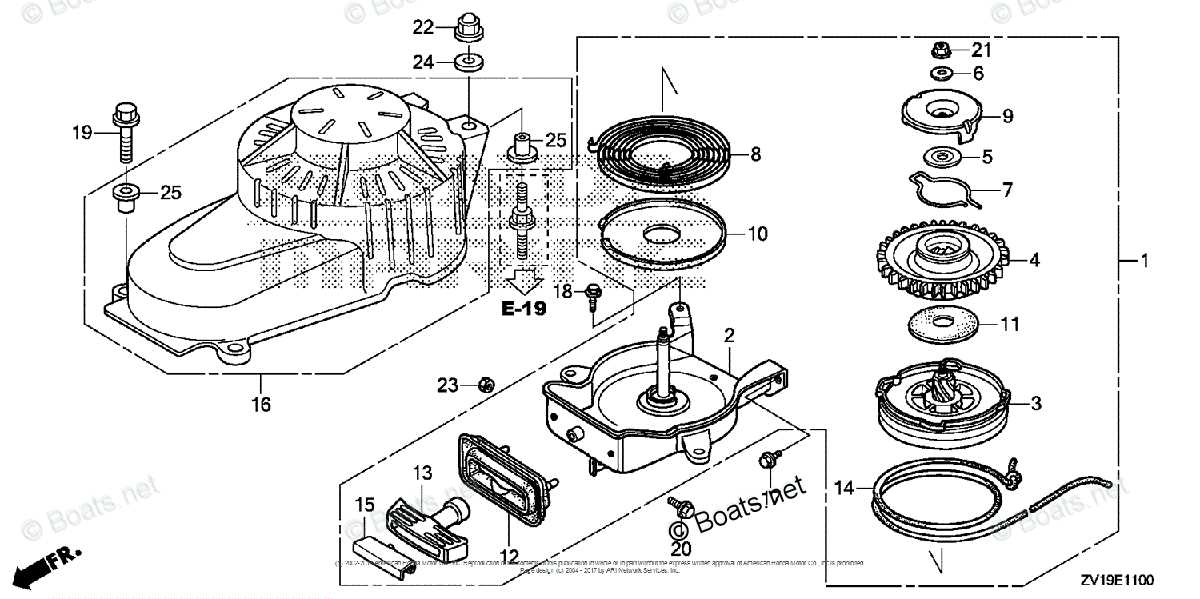 honda 5hp outboard parts diagram