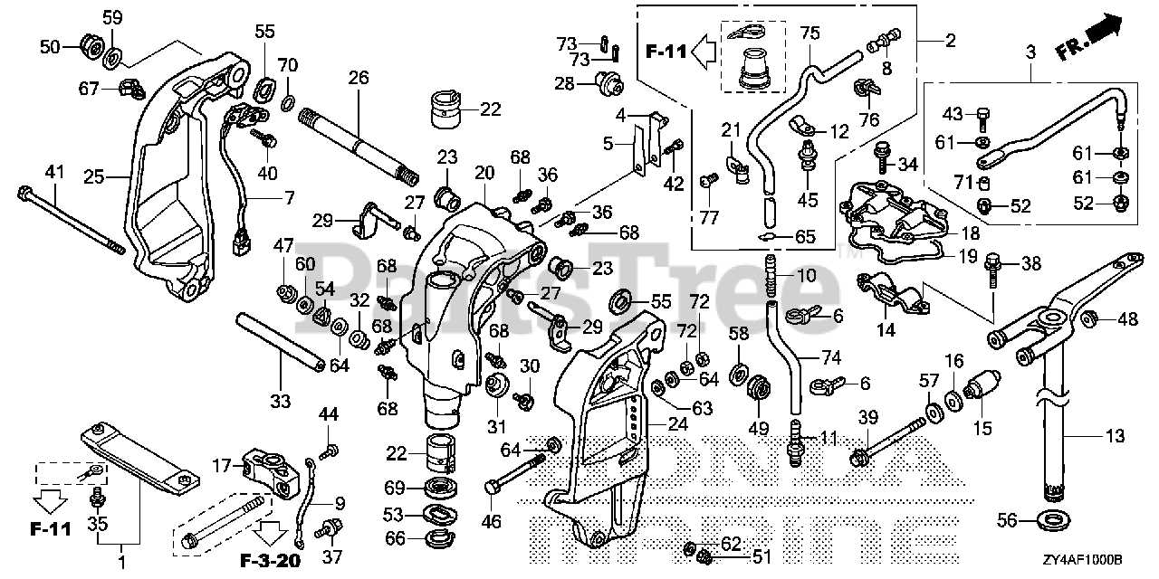 honda 40 hp outboard parts diagram