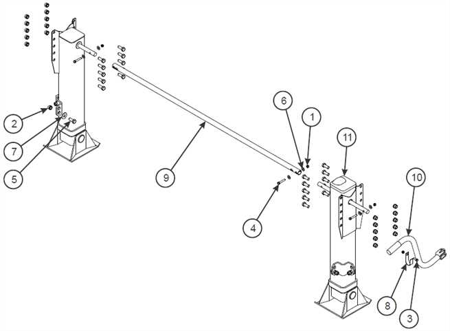 atwood landing gear parts diagram