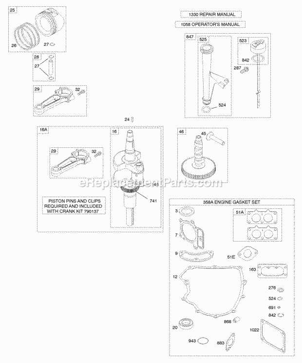 21 hp briggs and stratton engine parts diagram