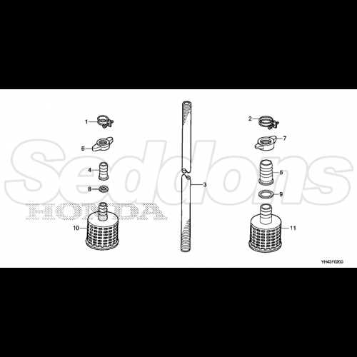 honda wx10 parts diagram