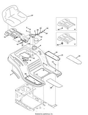 huskee lt4200 parts diagram