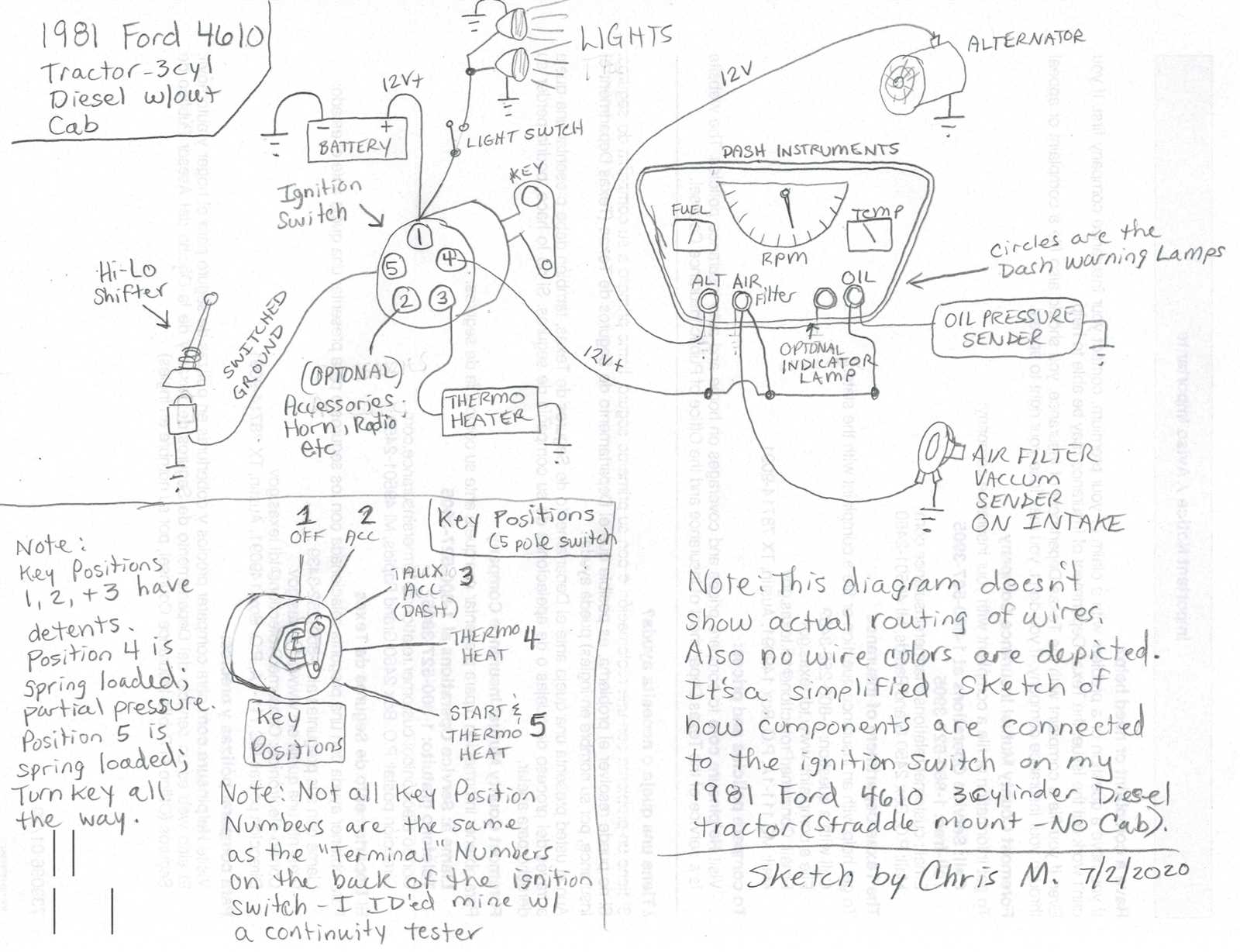 ford 4610 tractor parts diagram