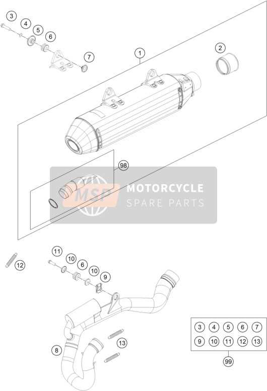 ktm 250 sx f parts diagram