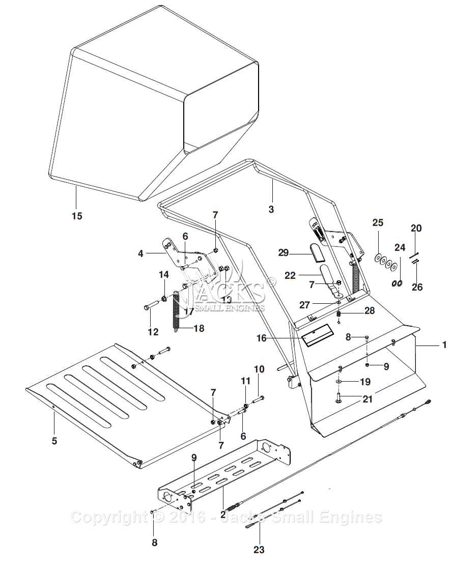 bluebird dethatcher parts diagram