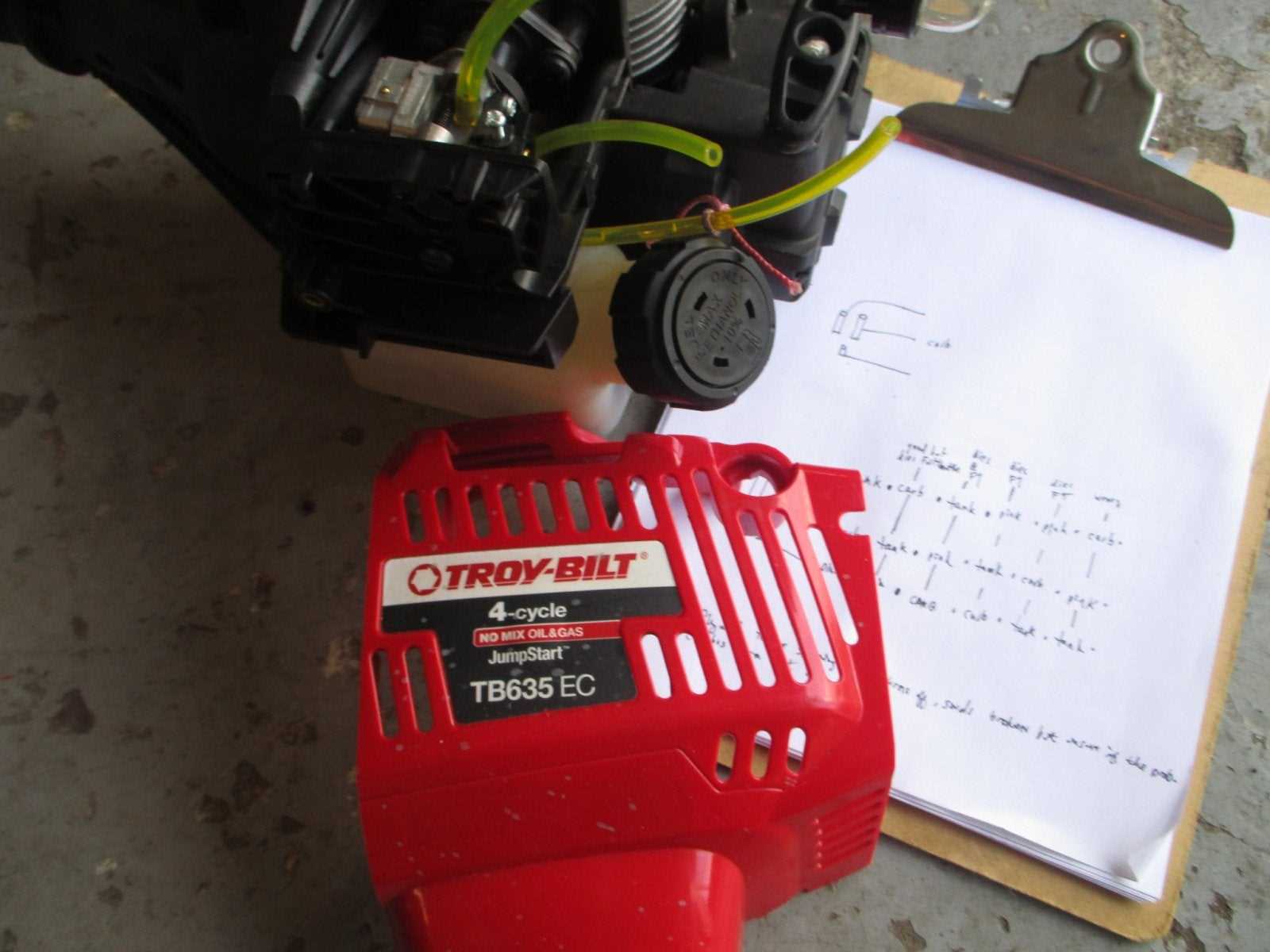 craftsman 4 cycle weed eater parts diagram