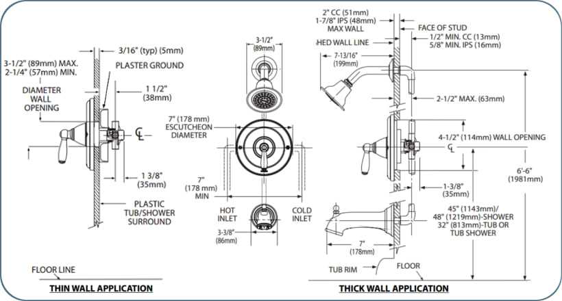 moen tub faucet parts diagram