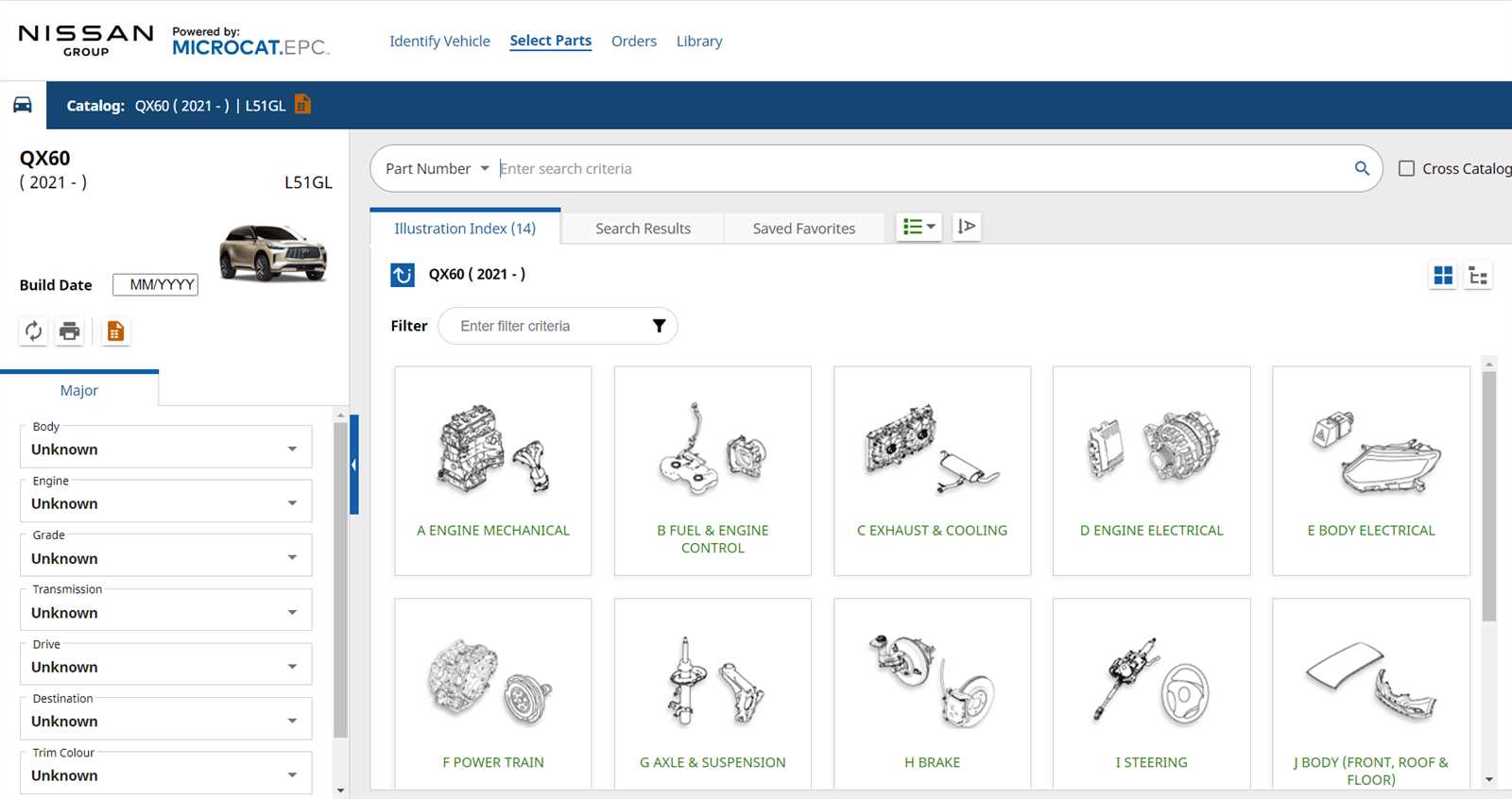 nissan parts diagram online